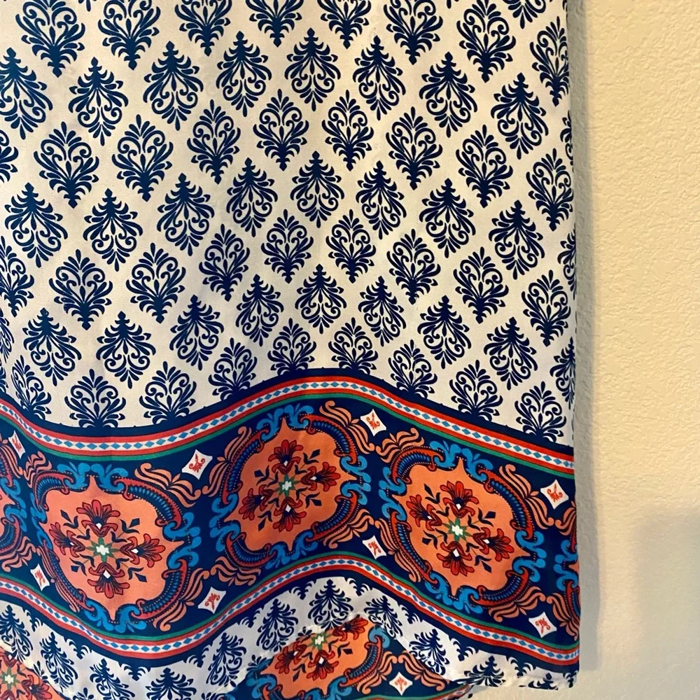 DANIEL RAINN Printed T-shirt Blouse Moroccan Print - Picture 12 of 14